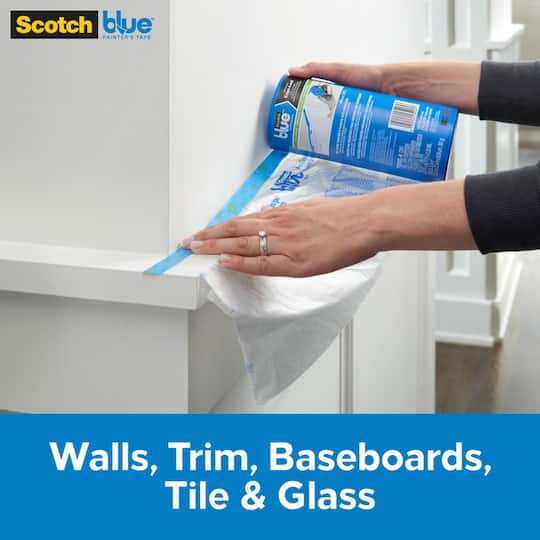 ScotchBlue™ 24" x 90ft. Painter's Tape & Plastic with Dispenser